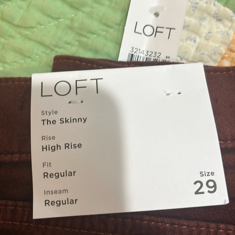 Loft, the skinny high-rise regular fit regular inseam, new with tags
